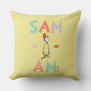 Groene eieren met ham   Sam-I-Am Kussen