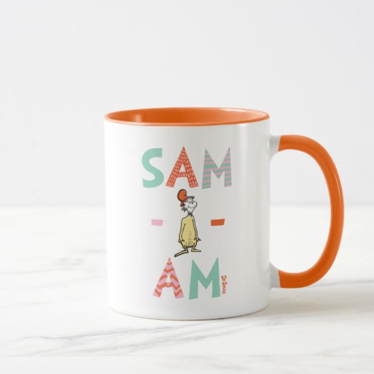 Groene eieren met ham | Sam-I-Am Mok (Rechts)
