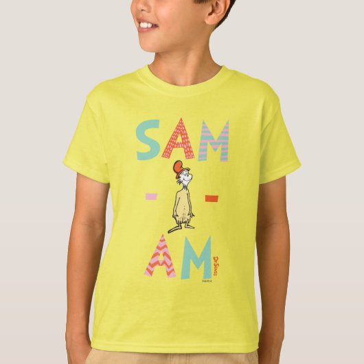 Groene eieren met ham | Sam-I-Am T-shirt (Voorkant)