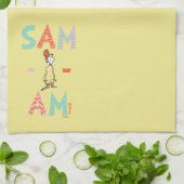 Groene eieren met ham | Sam-I-Am Theedoek (Gevouwen)