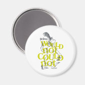 Groene eieren met ham | Wil niet Kon niet Magneet (Voorkant / Achterkant)