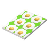 groene eieren notitieblok (Linkerzijde)