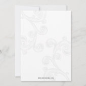 groene Elegant Corporate Party Invitation Kaart (Achterkant)