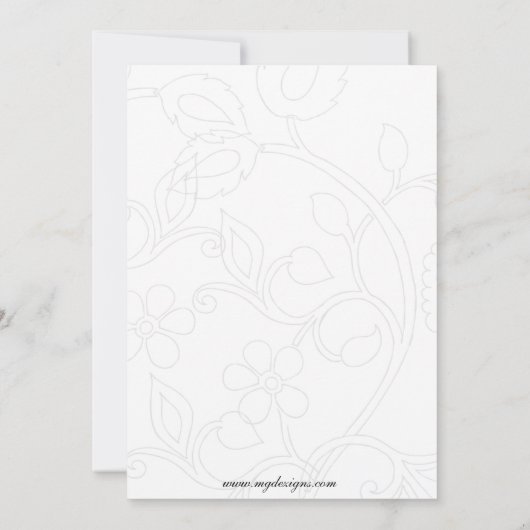 groene Elegant Corporate Party Invitation Kaart (Achterkant)