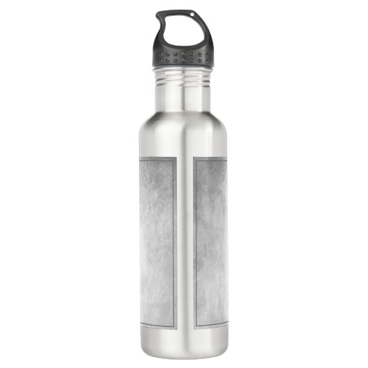 Groene Elegant Peacock - Gepersonaliseerd Waterfles (Achterkant)