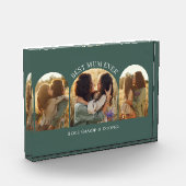 Groene elegante boog multi foto beste mama (Links)