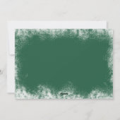 Groene Elegante Botanische Fotocollage Kerstmis Feestdagenkaart (Achterkant)