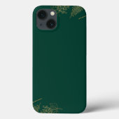 Groene elegante Case-Mate Barely There Apple iPhone Case (Achterkant)