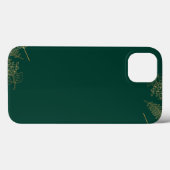 Groene elegante Case-Mate Barely There Apple iPhone Case (Achterkant (horizontaal))