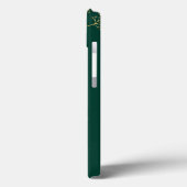 Groene elegante Case-Mate Barely There Apple iPhone Case (Achterkant / Links)