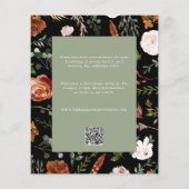 Groene elegante details bruiloft (Achterkant)