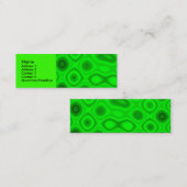 Groene elektriciteit II - Sjabloon Mini Visitekaartje (Voorkant / Achterkant)