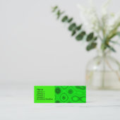 Groene elektriciteit II - Sjabloon Mini Visitekaartje (Staand voorkant)