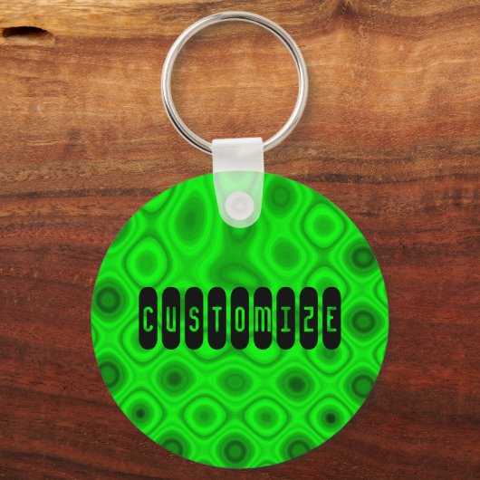 Groene Elektriciteit II - Sjabloon Sleutelhanger (Voorkant)