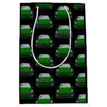 Groene Elektrische Voertuig SUV Auto Zwarte Achter