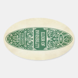 Groene elixir van de sticker van de onzichtbare po