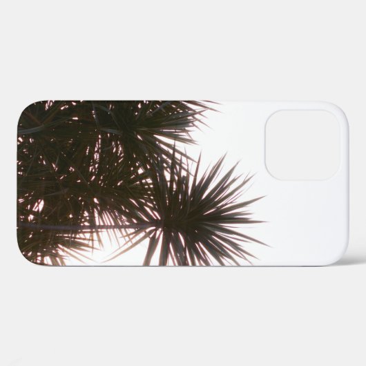 GROENE ELONGATED-LEAF TREE Case-Mate iPhone CASE (Achterkant (horizontaal))