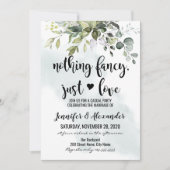 Groene Elopement Trouwdag (Voorkant)