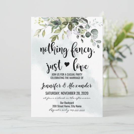 Groene Elopement Trouwdag (Staand voorkant)