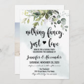 Groene Elopement Trouwdag (Voorkant / Achterkant)