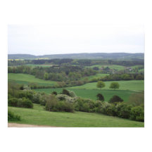 Groene en aangename landdruk