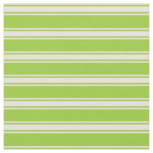 Groene en beige gekleurde lijnen stof (Close Up)