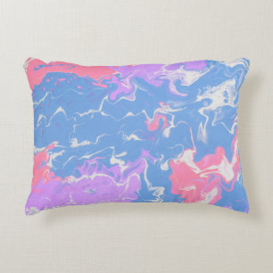 GROENE EN BLAUWE ABSTRACTE BETALING ACCENT KUSSEN