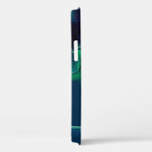 GROENE EN BLAUWE ABSTRACTE BETALING Case-Mate iPhone CASE (Achterkant / Rechts)