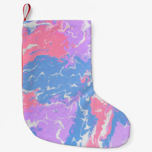 GROENE EN BLAUWE ABSTRACTE BETALING KLEINE KERSTSOK
