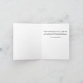 Groene en Blauwe Art Deco Diamanten Dank u Kaart (Binnen)