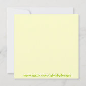 Groene en blauwe Baby Alligator - Vervroegde dag Kaart (Achterkant)