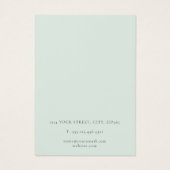 Groene en blauwe bergen ketting display kaart (Achterkant)