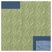Groene en blauwe blokken stof (Close Up)