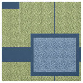 Groene en blauwe blokken stof (Swatch)