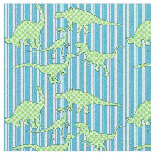 Groene en blauwe dinosaurusverbinding stof (Close Up)