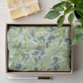 Groene en Blauwe Draaikolk Tissuepapier (Geschenk)