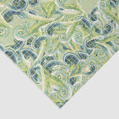 Groene en Blauwe Draaikolk Tissuepapier (Detail)