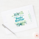 Groene en blauwe etiketten van de lichaamsboter (Envelop)