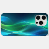 Groene en blauwe gloeiende lijnen Case-Mate iPhone case (Achterkant (horizontaal))