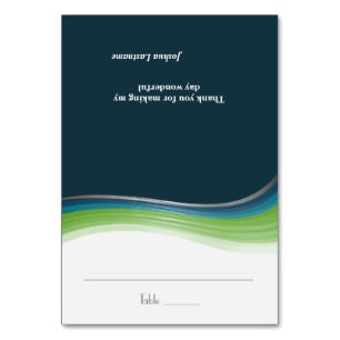 Groene en blauwe golfkaart kaart