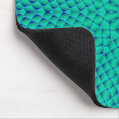Groene en blauwe golven muismat (Hoek)