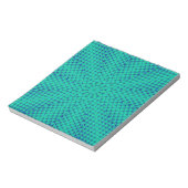 Groene en blauwe golven notitieblok (Linkerzijde)