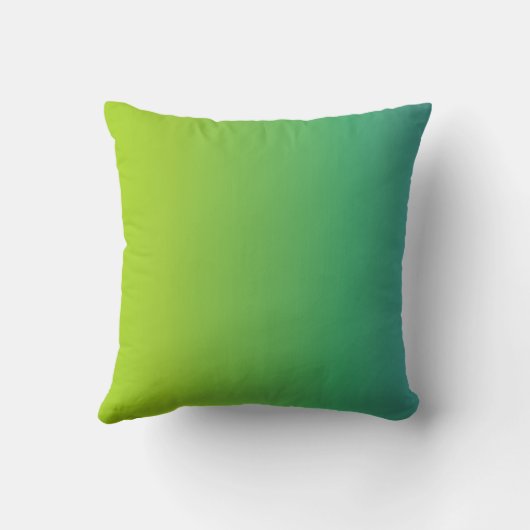 Groene en blauwe gradiënt kussen (Achterkant)