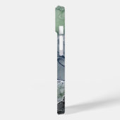 Groene en blauwe inkt Case-Mate iPhone case (Achterkant / Links)