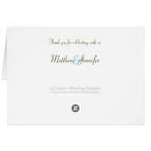 Groene en blauwe kaarten voor het ontvangen van we (Achterkant Horizontaal)