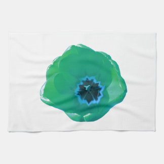 Groene en blauwe keukenhanddoeken