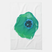 Groene en blauwe keukenhanddoeken (Verticaal)