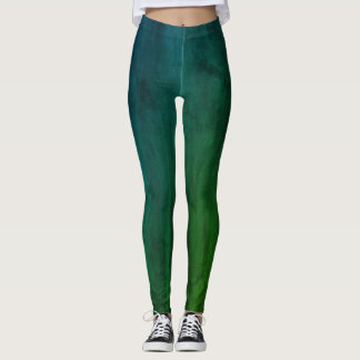 Groene en blauwe Leggings