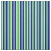 Groene en blauwe lijnen stof (Swatch)