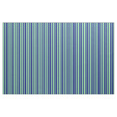 Groene en blauwe lijnen stof (Fat Quarter)